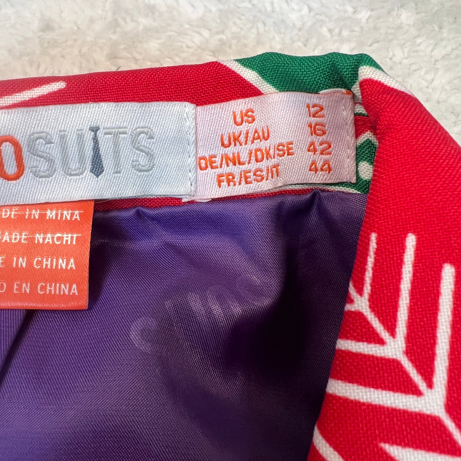 Nwt Opposuits Adult Winter Wonderland Ugly Christmas Skirt Suit Women's Sz 12 — image 6 of 8